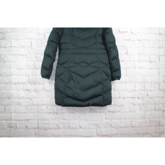 LL Bean Black Stretch Down Puffer Waterproof Hooded Coat Size M - Picture 6 of 9